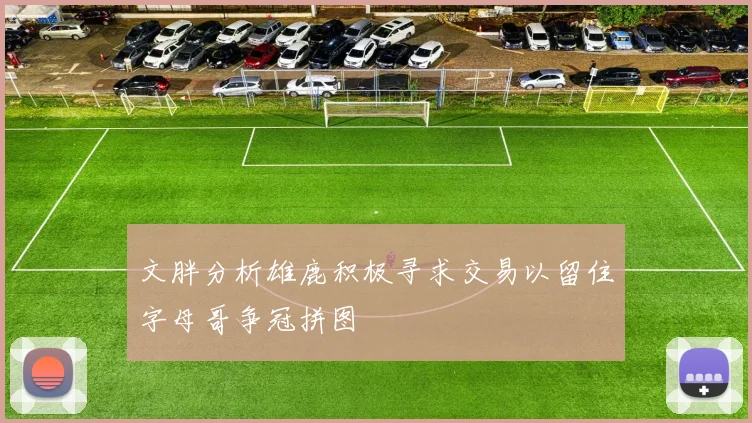 文胖分析雄鹿积极寻求交易以留住字母哥争冠拼图